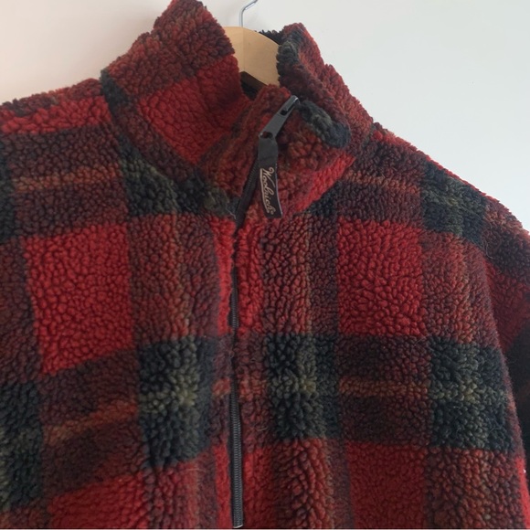 Woolrich 1/4 Zip Plaid Fleece - Picture 2 of 6